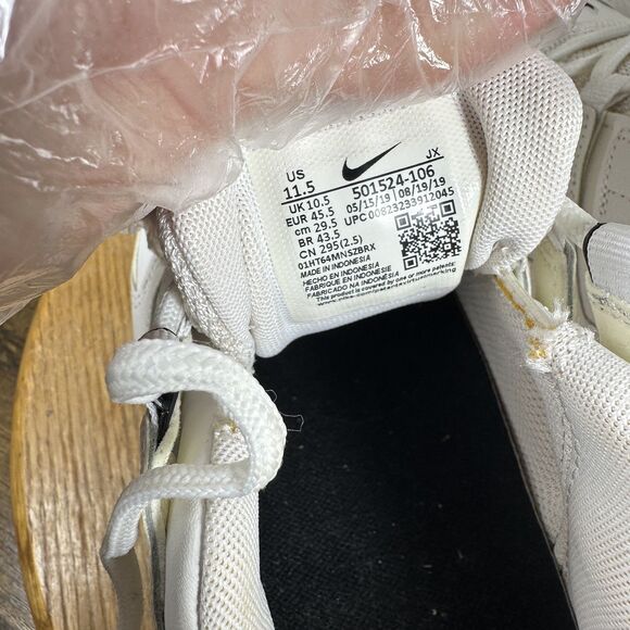 Nike Shox Shoes Mens Size 11.5 White Classic Running 501524-106 Swoosh Sneakers - Picture 8 of 8